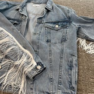 Fringe Jean Jacket